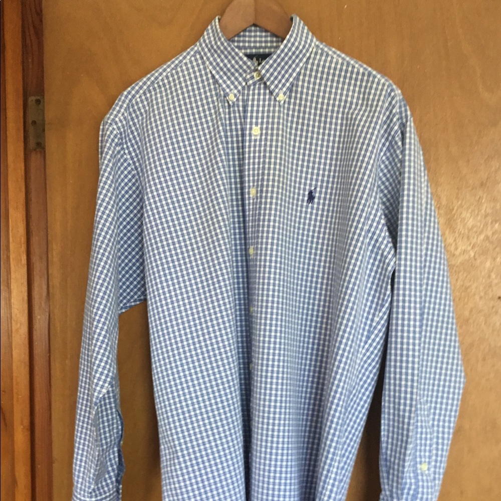 RALPH LAUREN VINTAGE BLAKE MEN SHIRT MEDIUM